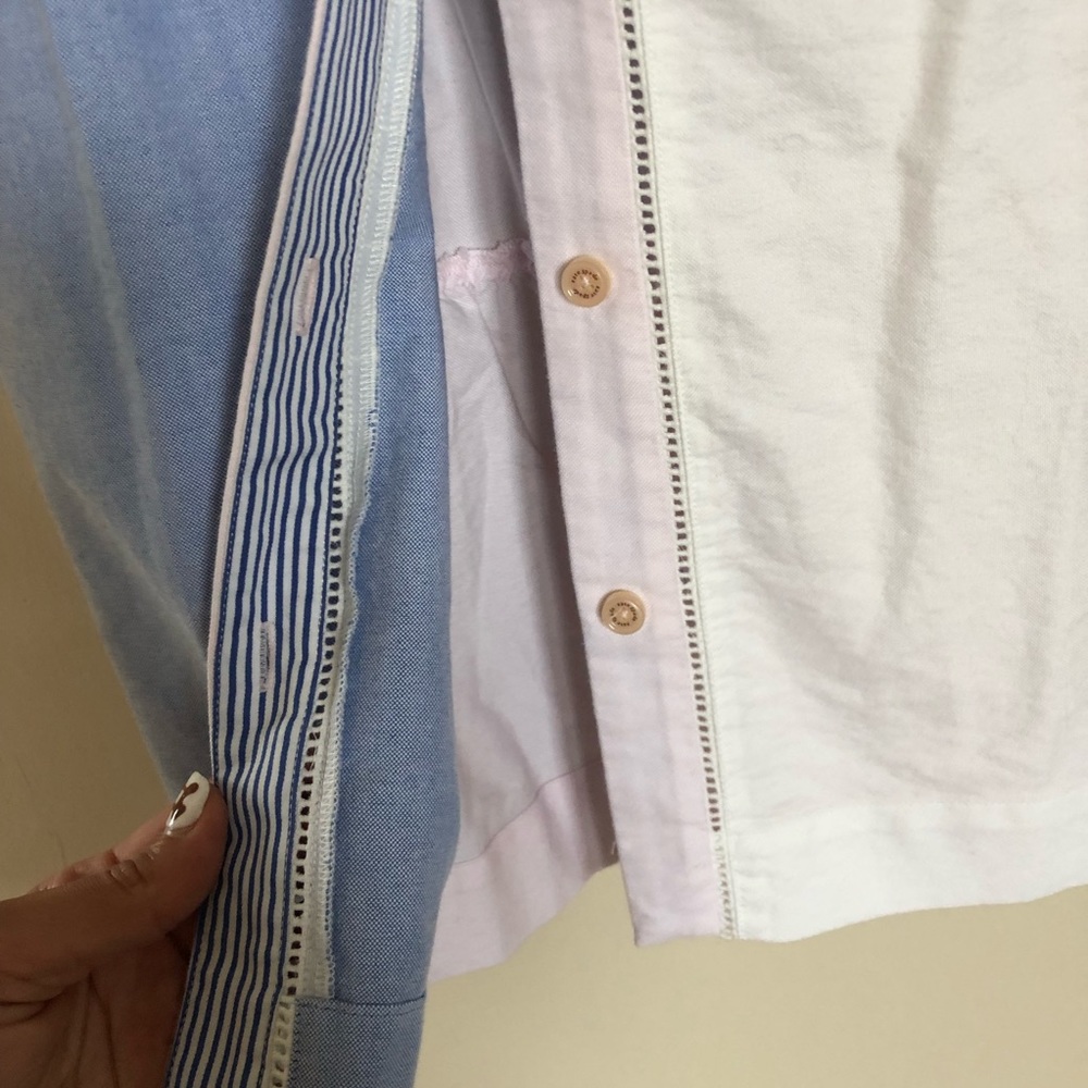 NWT. Kate Spade Broome Street colorblock shirtdress, size small. - Picture 6 of 13